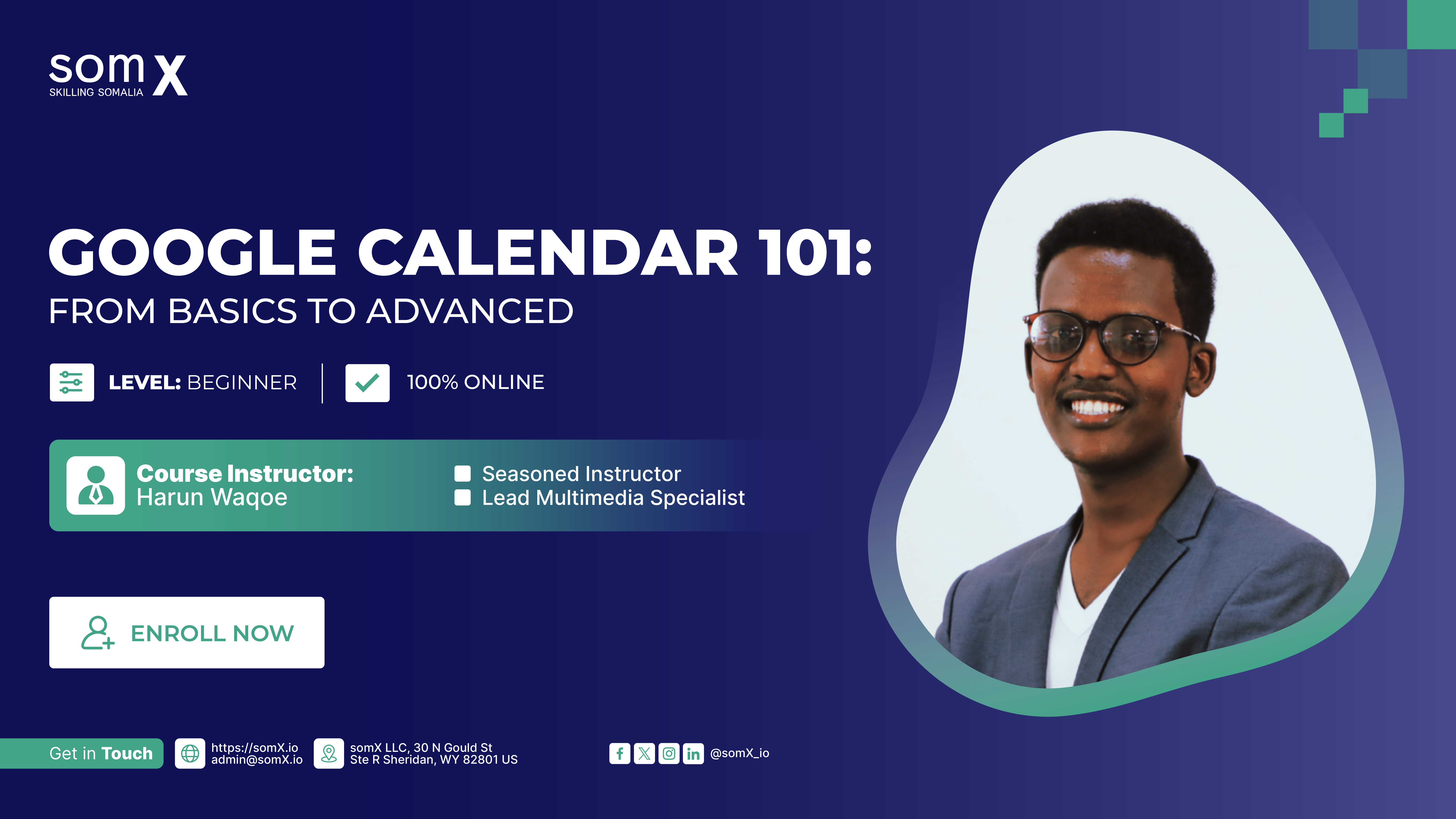 Google Calendar 101: From Basics to Advanced SX2024016