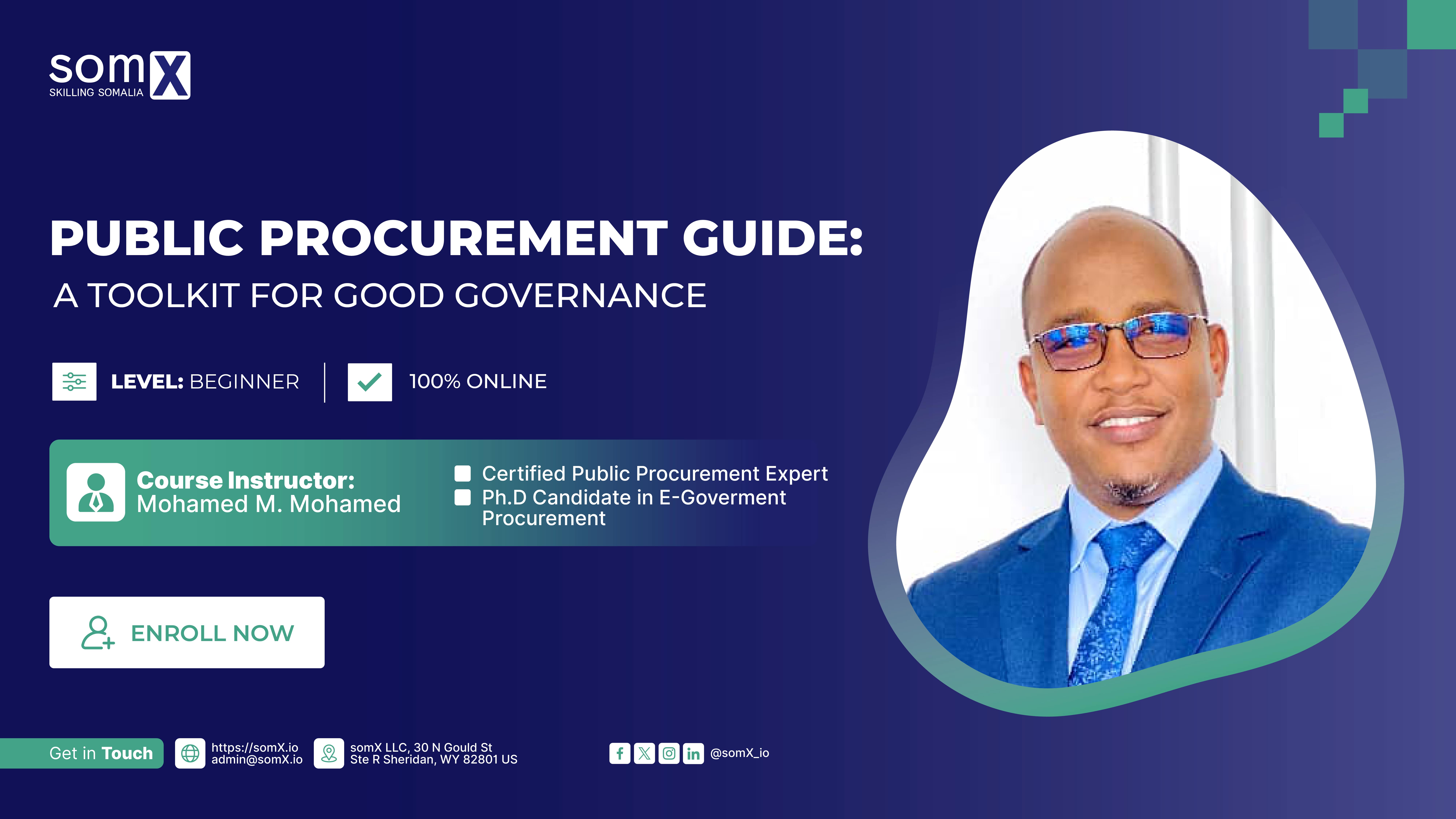 Public Procurement Guide: A Toolkit for Good Governance SX202414